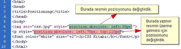 Css 8211; Bazı Stil &Ouml;zellikleri